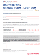 AVC Lump sum (one off) form